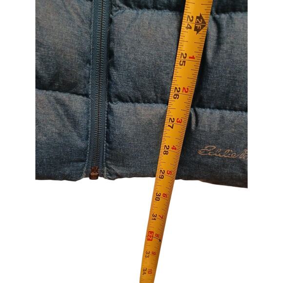 Eddie Bauer EB650 DOWN Puffer Cirrus Jacket Packable Women Sz L Teal Blue Gorp - Picture 8 of 14